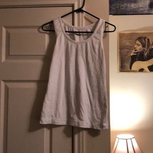 White athletic shirt